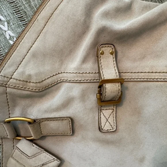 Yves Saint Laurent Downtown Gold ombré Tote Bag - Picture 15 of 16